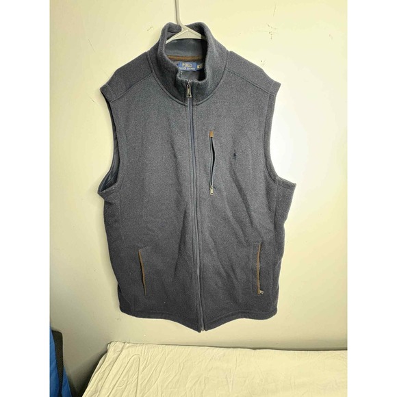 Polo Ralph Lauren Vest Mockneck Knit Full-zip XXL - Picture 1 of 4